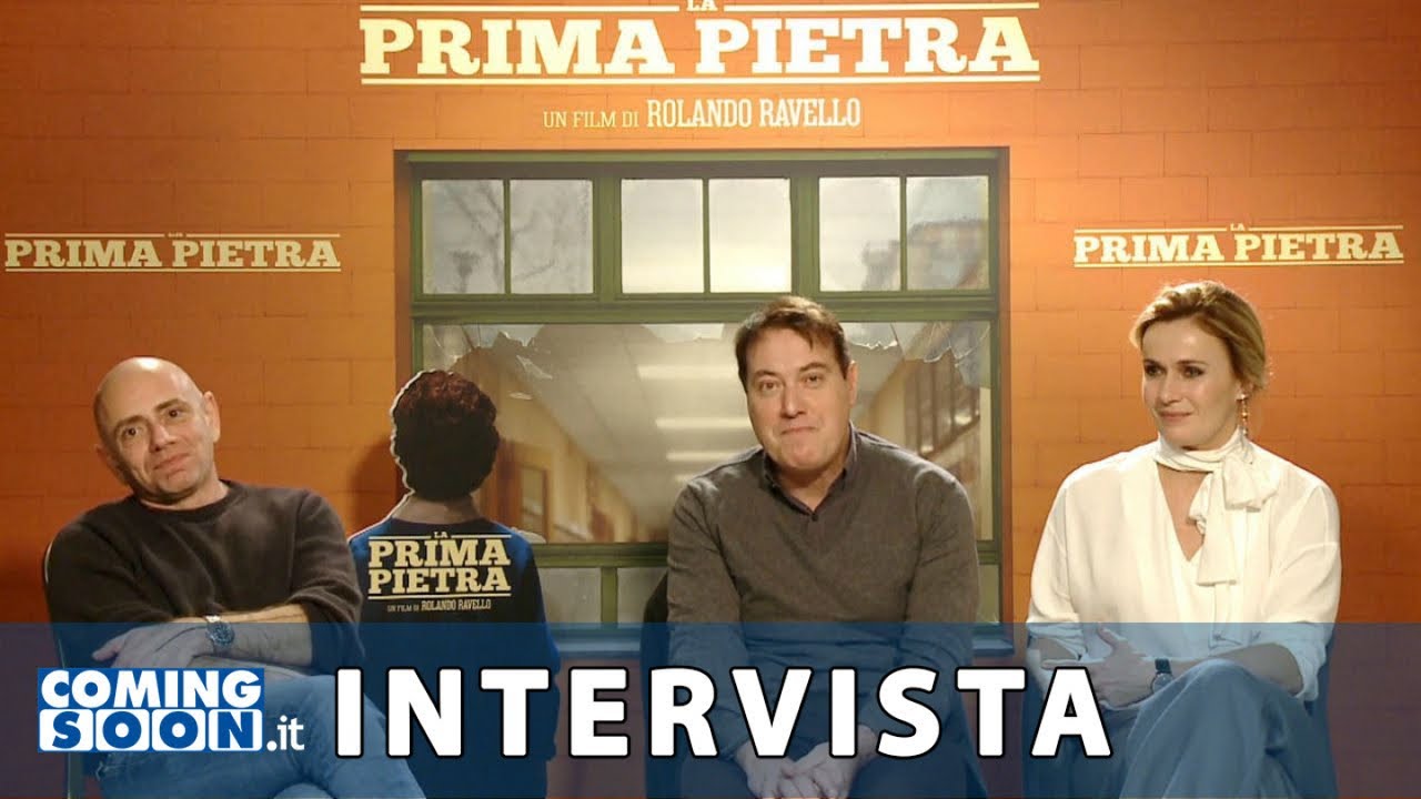 La prima pietra: Rolando Ravello, Corrado Guzzanti e Lucia Mascino - Intervista Esclusiva