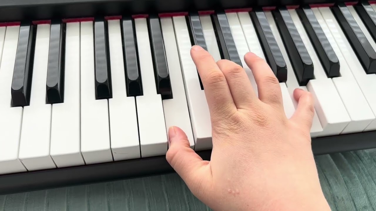 C major chords and cadences (piano series)