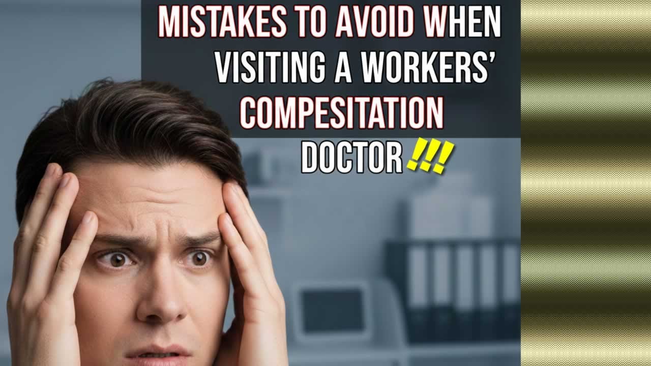 Mistakes You Must Avoid When Meeting with a Workers' Compensation Doctor