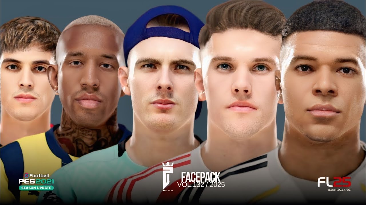 Facepack Update Pes 2021 & FL25 Vol.132 (SIDER) PC