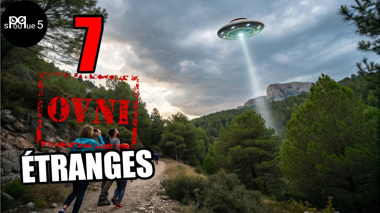 7 OVNIS beaucoup trop ÉTRANGES