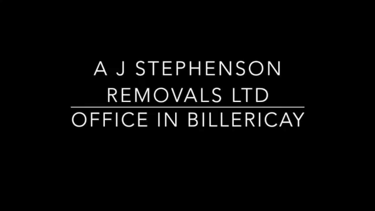A J Stephenson Removals Ltd's office in Billericay