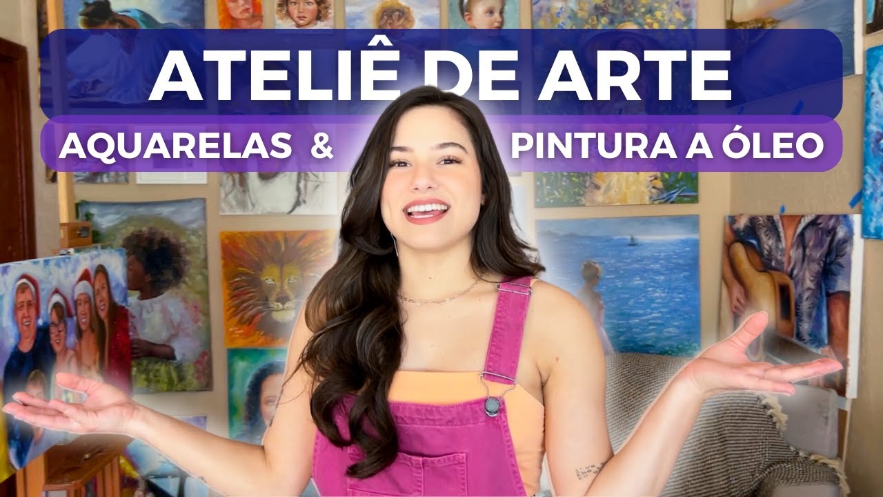 TOUR PELO MEU ATELIÊ | Se inspire para criar o seu!