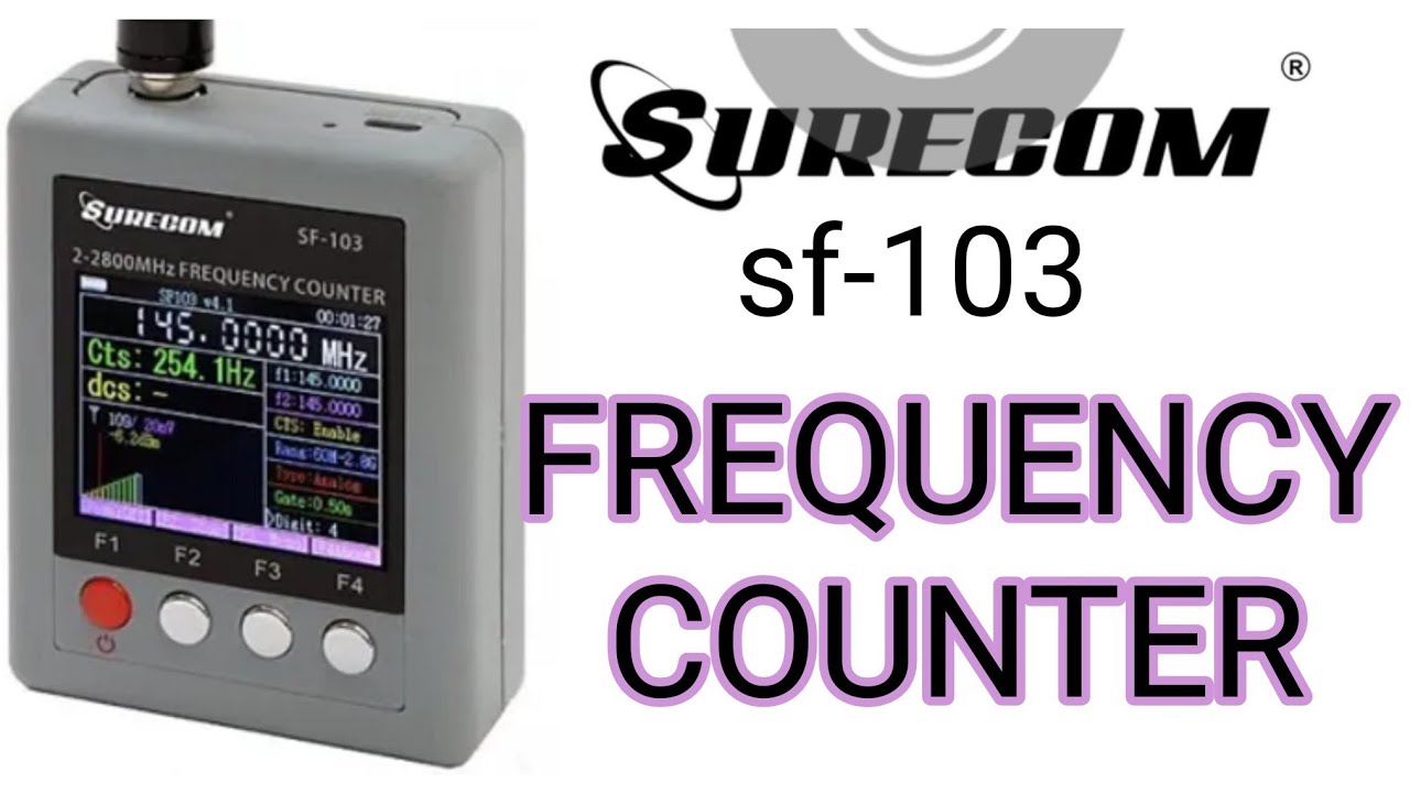 РАСПАКОВКА И ТЕСТИРОВАНИЕ - СЧЕТЧИК ЧАСТОТЫ SURECOM SF-103, 2024
