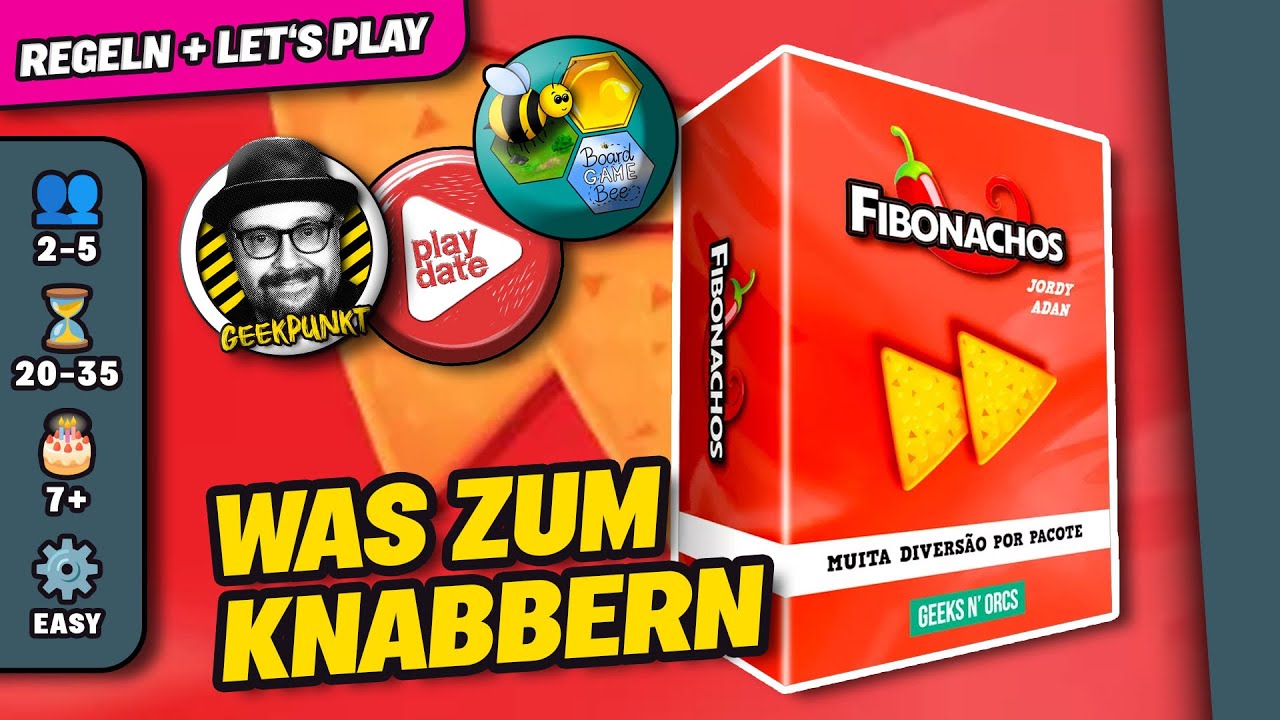 FIBONACHOS - Brettspiel - Regeln & Let's Play