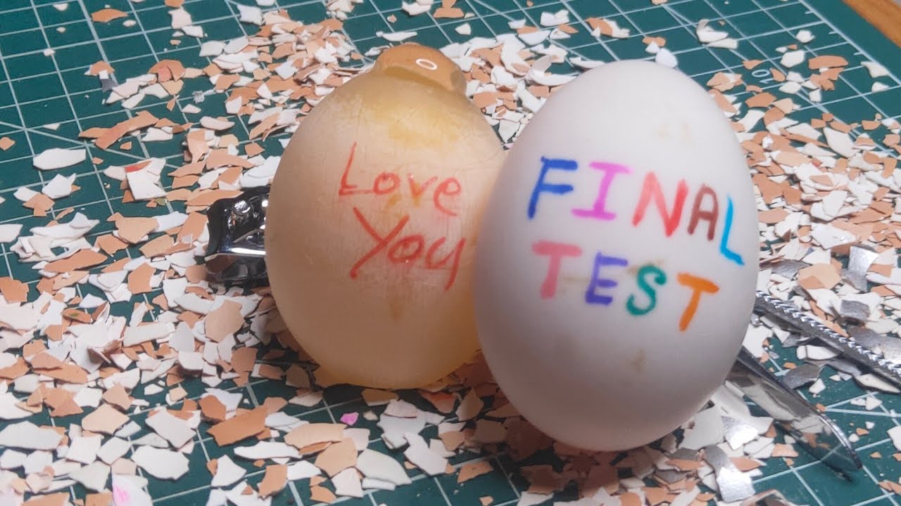 Raw Egg Peeling Challenge #22 🥚 | FINAL TEST 😱🔥 #asmr #satisfying