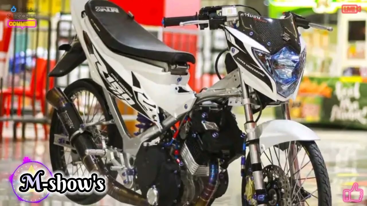 Aun pipe ft Titanium racing products thailand Raider 150 carb thai concept / M-shows