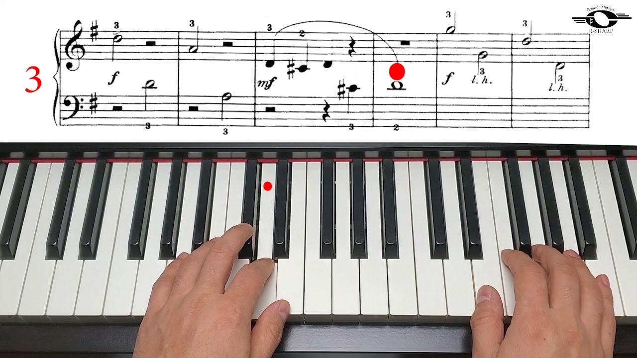 The Juggler, Slow version, John Thompson`s easiest piano course, Part 3