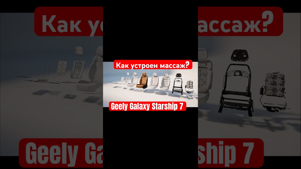 Про массаж у Geely Galaxy Starship 7 - как он устроен? #geely #galaxy #starship7