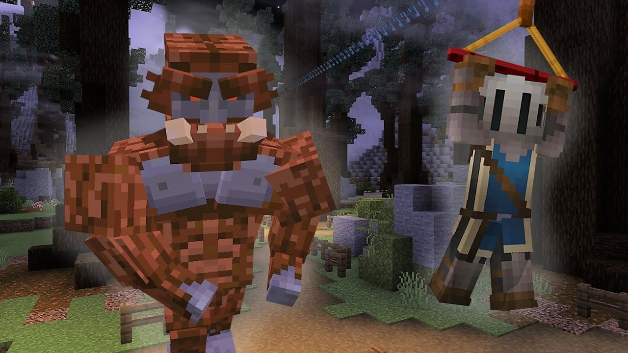 Escaping Bigfoot in Minecraft