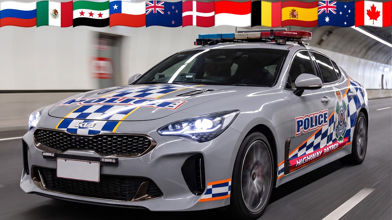 🚓 11 Countries Police Car Design Comparison Part 2 👮&zwj;♂️