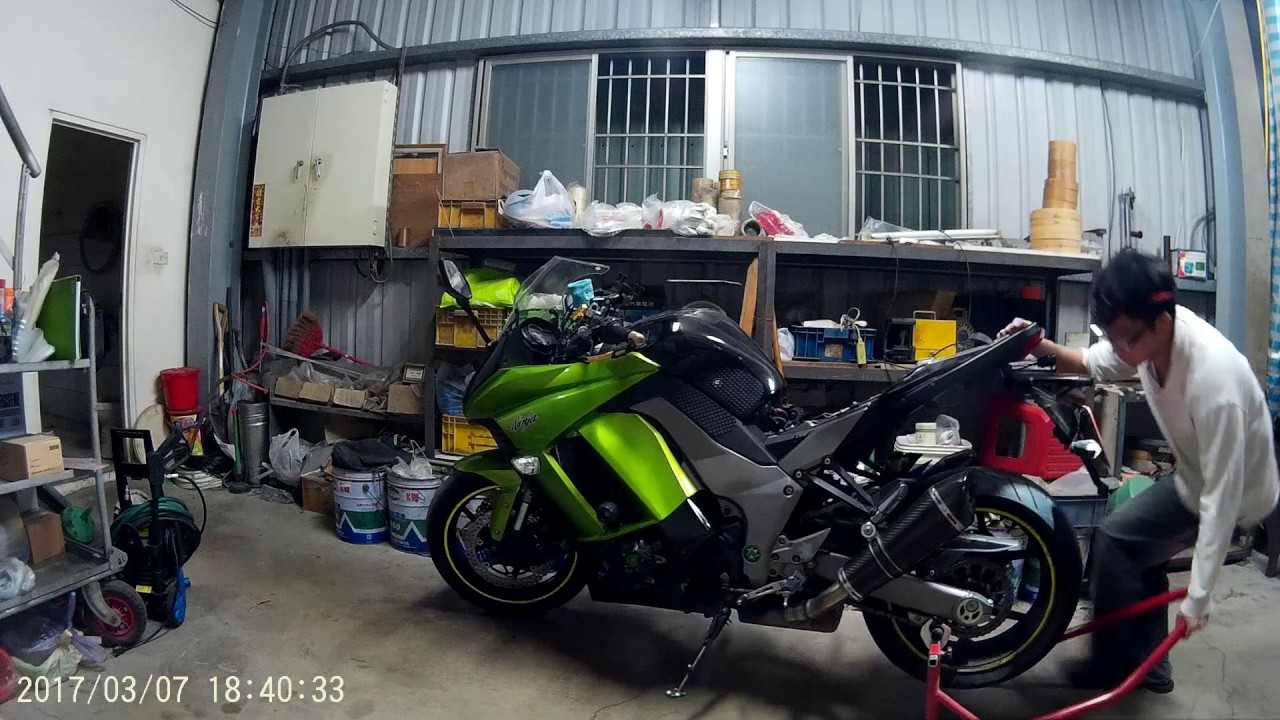 AD1080 開箱 & 安裝 on z1000sx