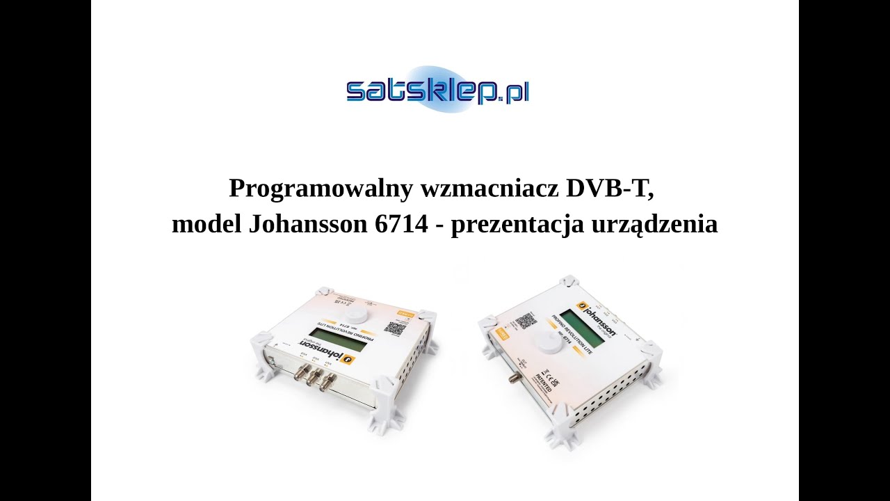Wzmacniacz Johansson 6714 - prezentacja oraz działanie urządzenia