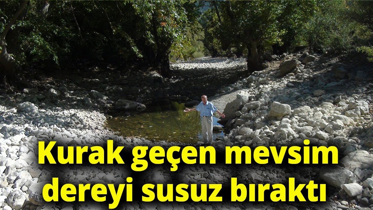 Üzümdere Irmağı Kurudu