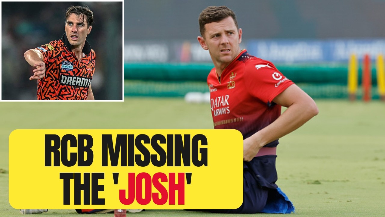 How will Josh Hazlewood and Pat Cummins' IPL 2026 absence at start will impact SRH and RCB?