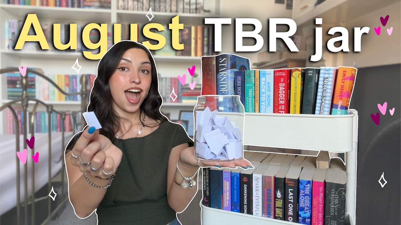 Выбираю книги на август с помощью баночки TBR 🫙📚💕