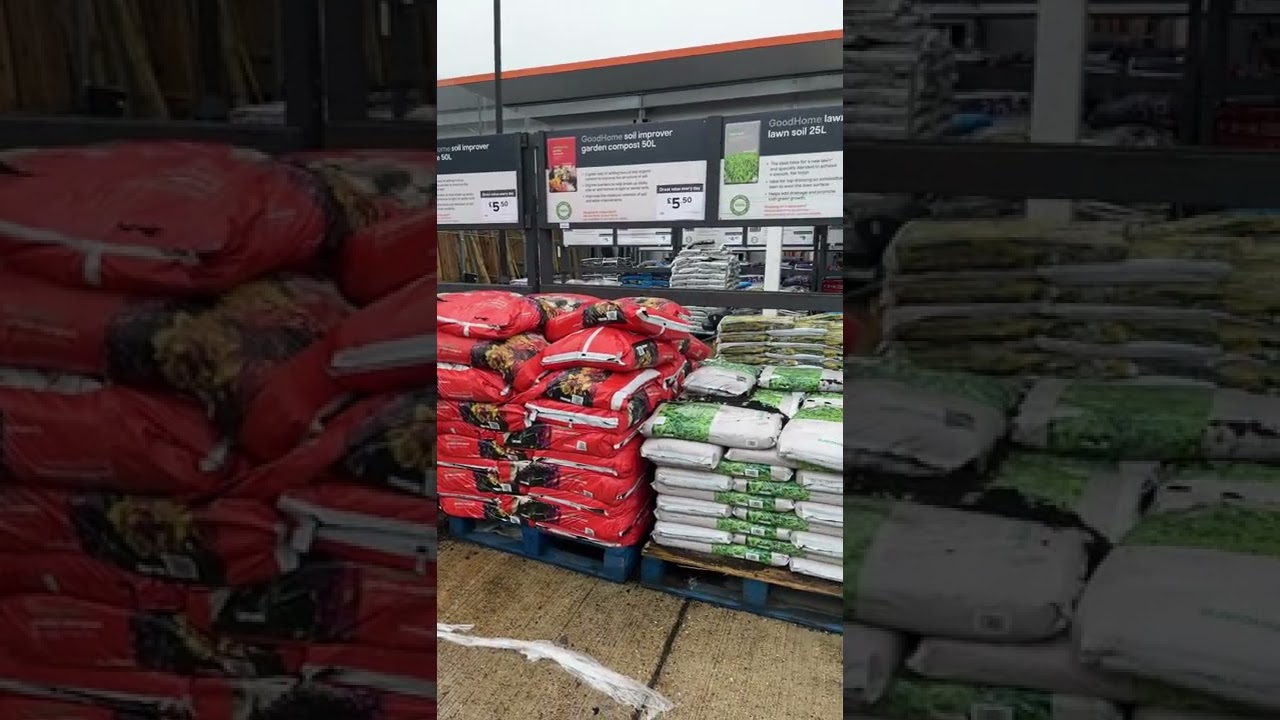 B&Q Manure, Top Soil Range - part 1 #shorts
