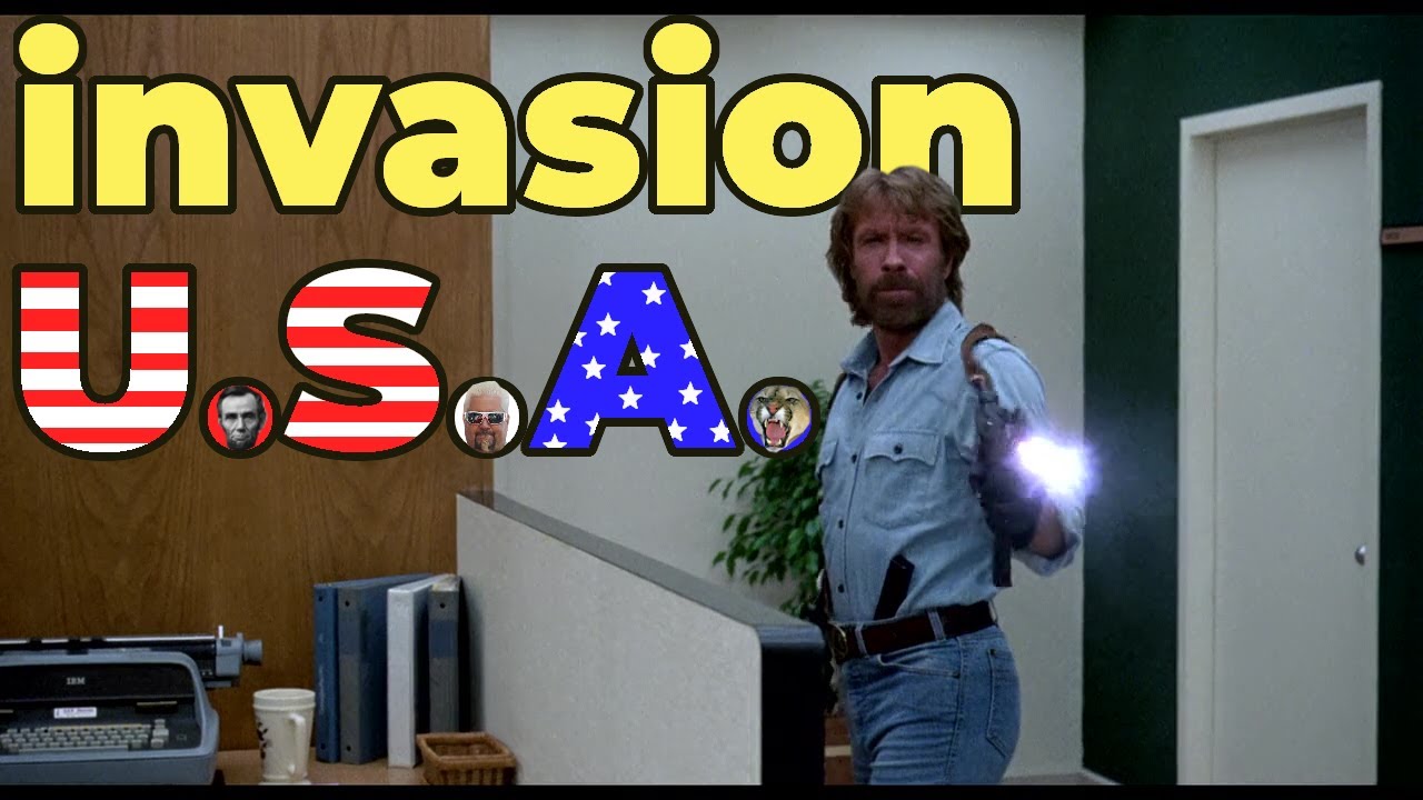 Invasion U.S.A. (1985) - fan appreciation supercut - Chuck Norris against all terrorists