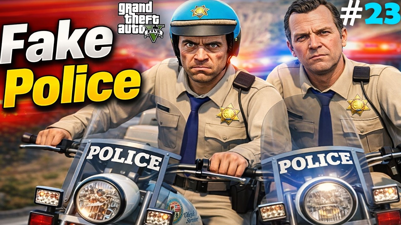 GTA V : Fake Police Drama by Trevor and Michael | I Fought the Low