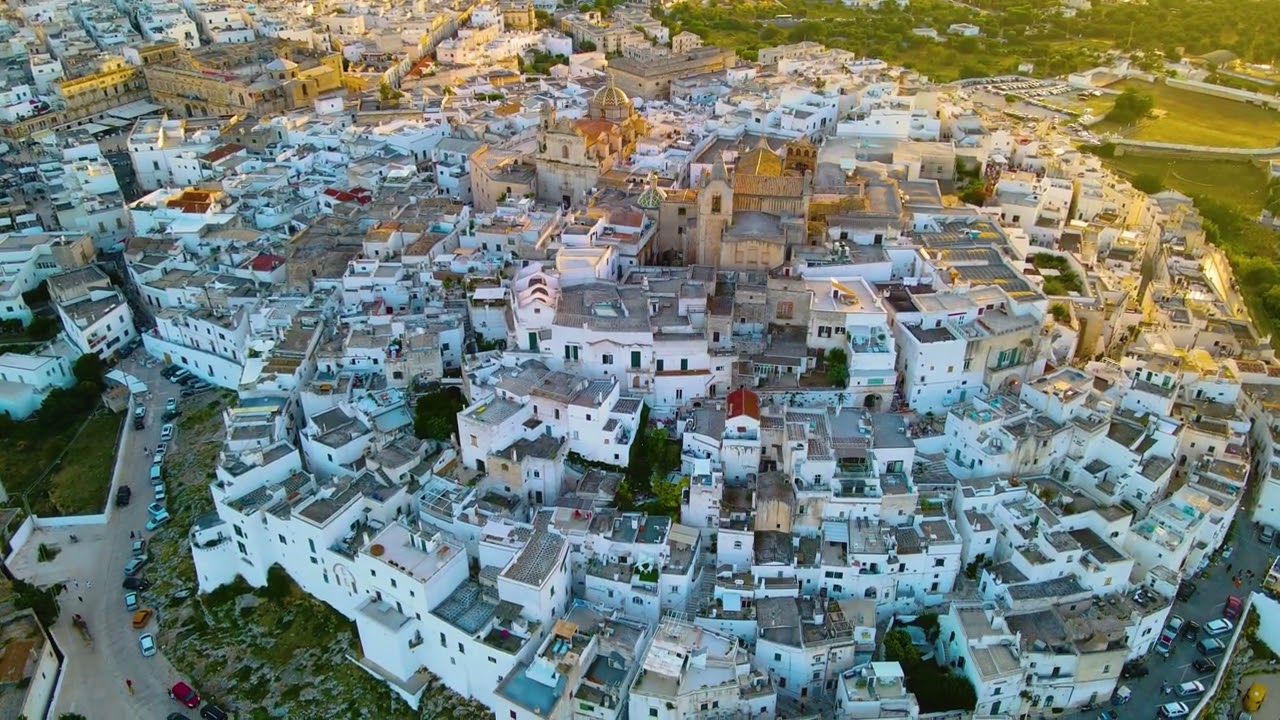 ostuni 2022 4k  top view