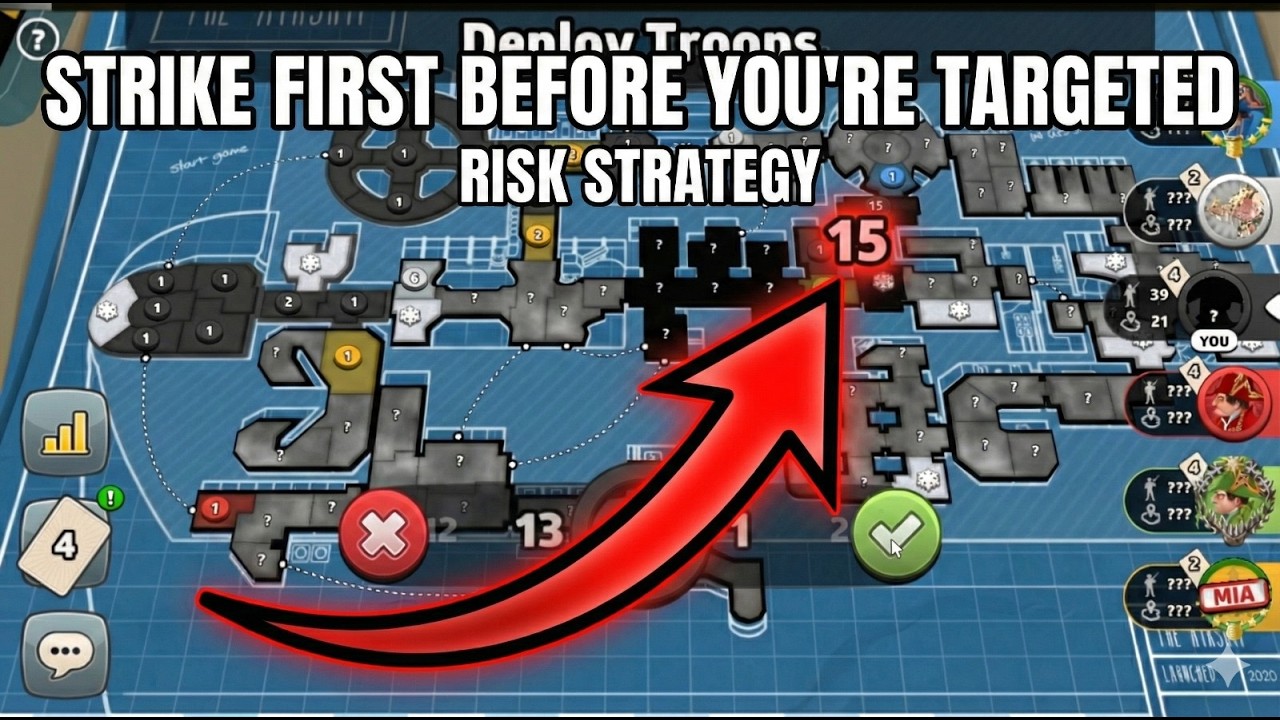 The Strike First: Neutralizing Big Threats - RISK: Global Domination Masterclass | Fathiyakan Gaming