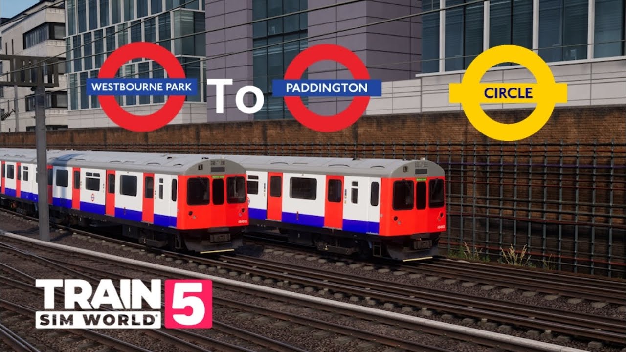 TSW5 Westbourne Park to Paddington Circle Line (D78 Stock) (6/5/25)
