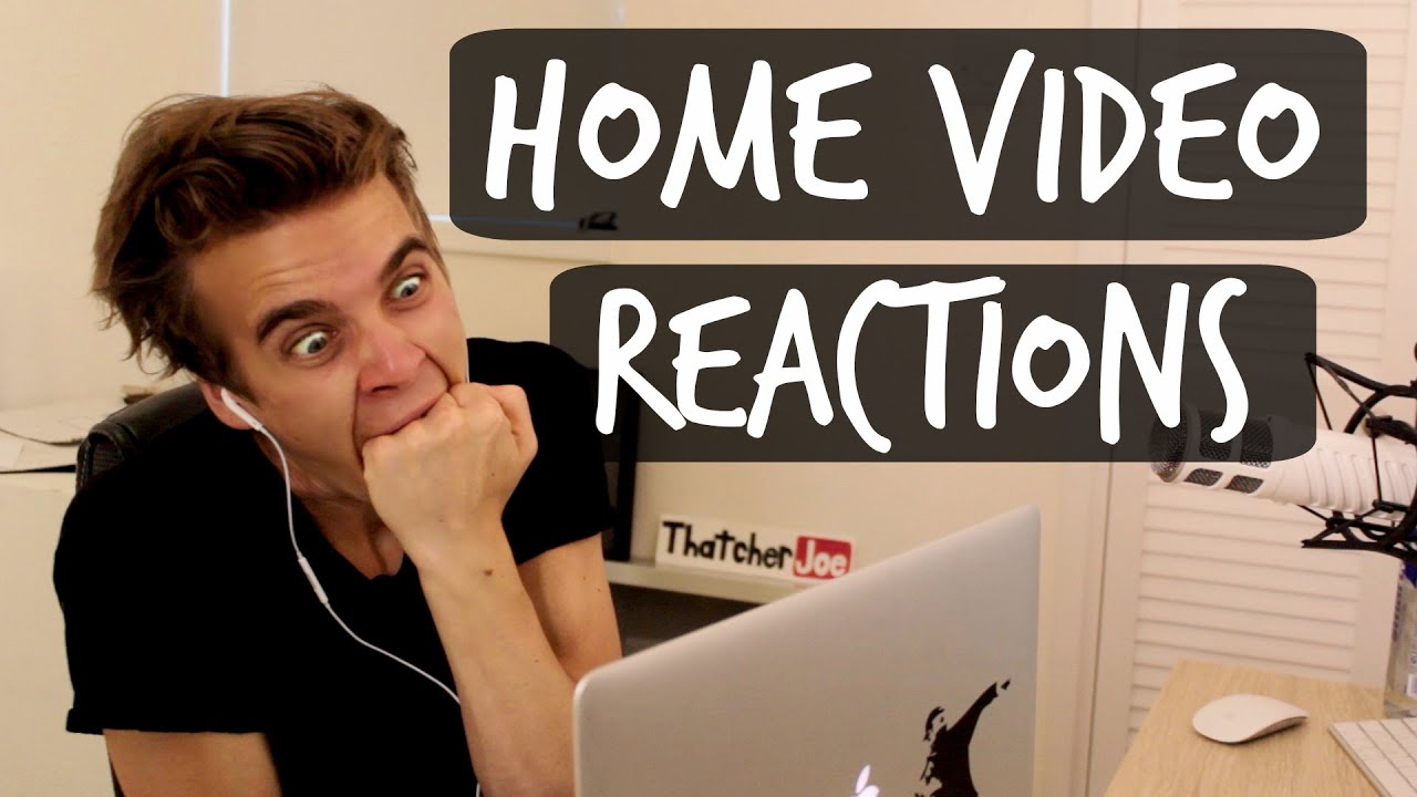 REACTING TO OLD HOME VIDEOS | ThatcherJoe