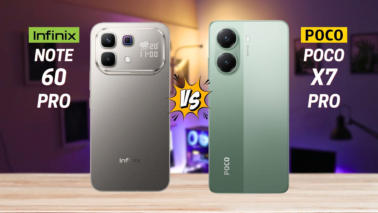 Infinix Note 60 Pro 5G vs Poco X7 Pro 5G