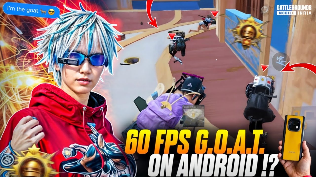 60 FPS G.O.A.T. !? [ANDROID]💥🤯 | 60 FPS INTENSE 1v4's OF NEW 4.01 UPDATE IN ANDROID | BGMI - PUBG