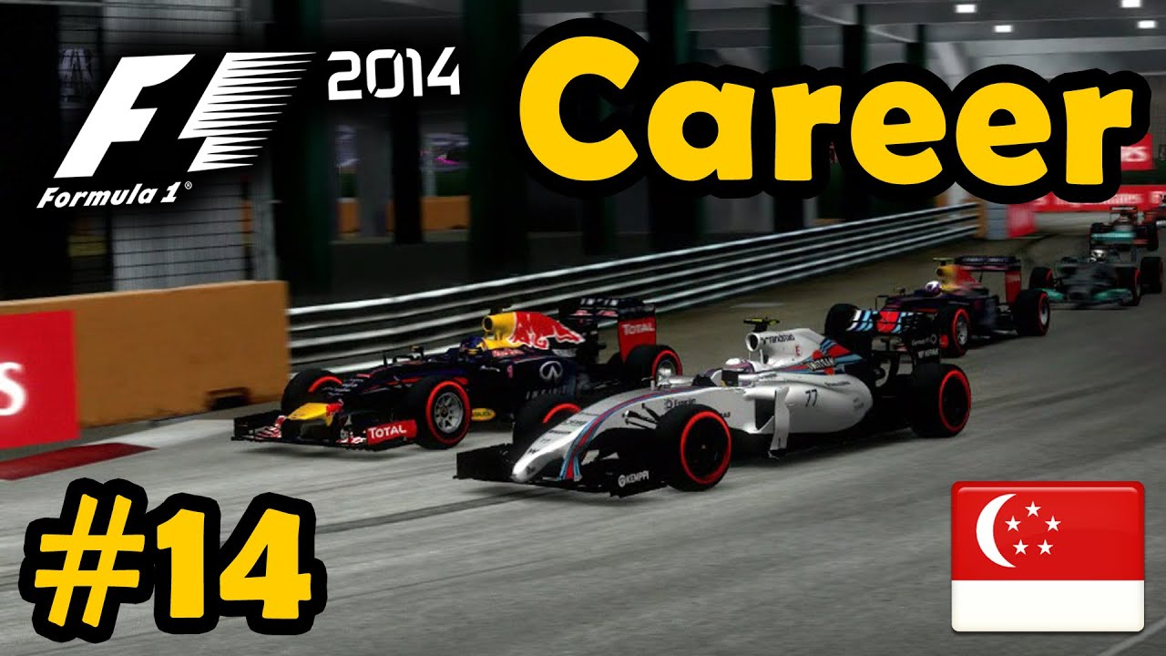 F1 2014 Career Mode Part 14: Singapore Grand Prix (Legend AI)