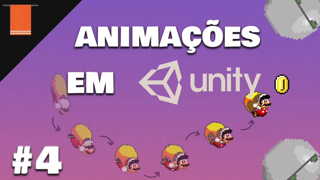 4. Como FAZER UM JOGO 2D do ZERO! Animações esqueletais em Unity