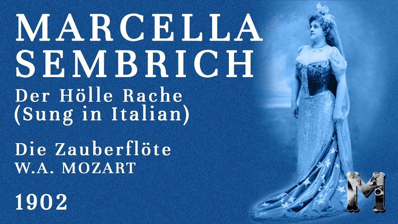 Marcella Sembrich - Der H&ouml;lle Rache (LIVE fragment) - 1902 Mapleson Cylinder