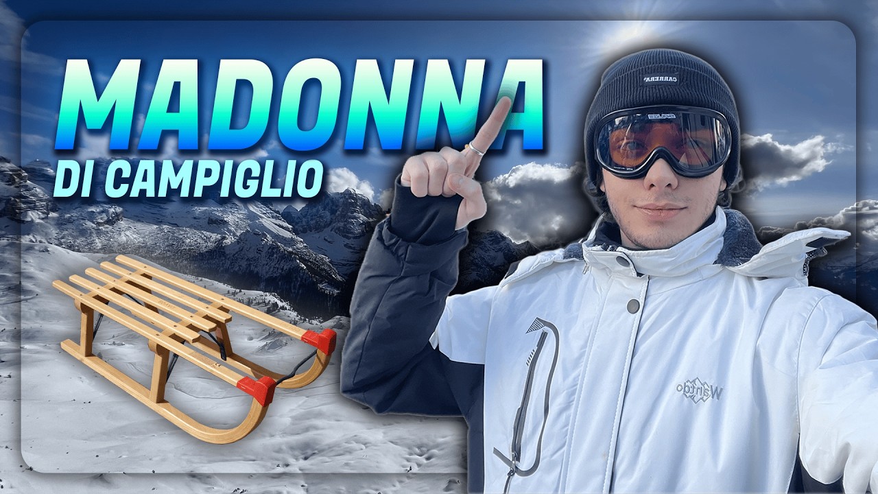 Io e la family sugli slittini a Madonna di Campiglio - Gita in famiglia :D