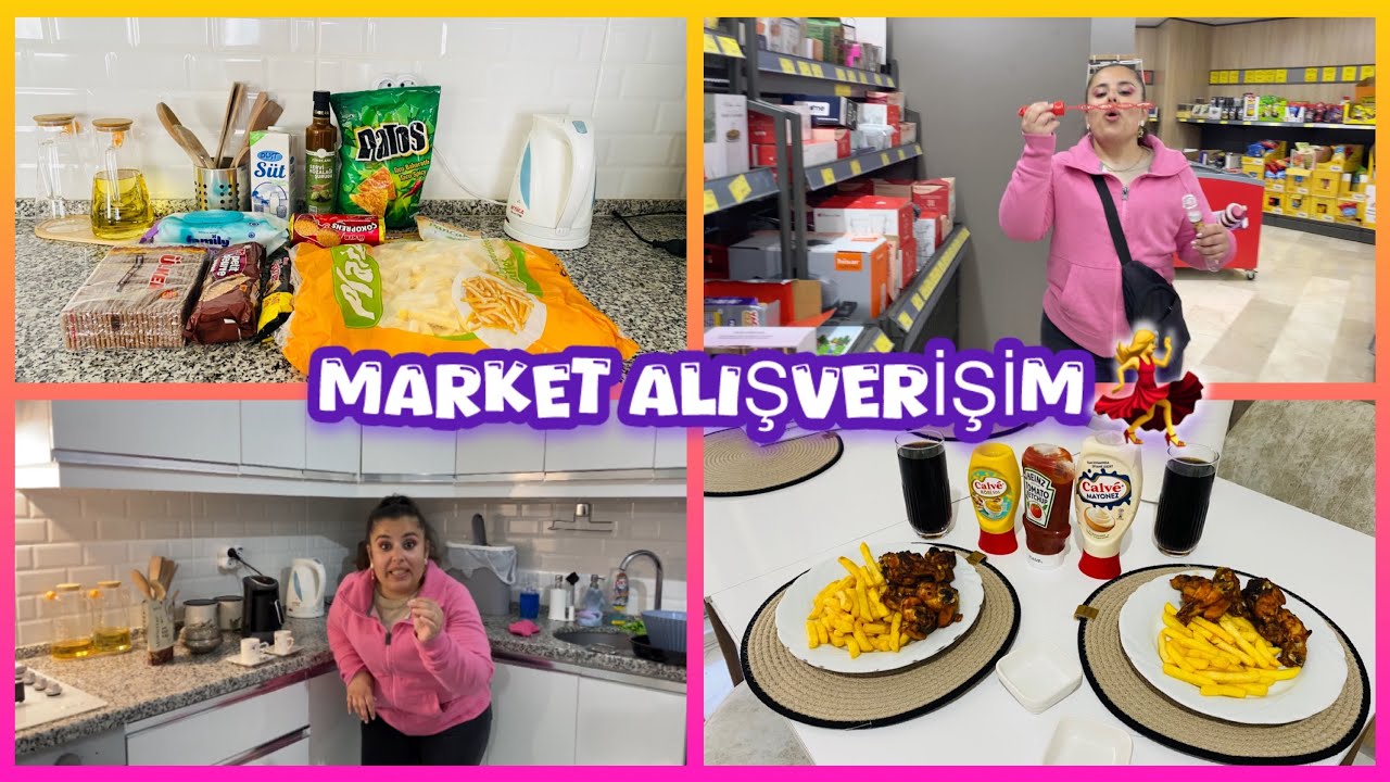 MARKET ALIŞVERİŞİM🎉PRATİK TARİF✅MANGAL TADINDA KANAT🥳YENİ &Uuml;R&Uuml;N DENEDİM⁉️#marketing #alışveriş #vlog 