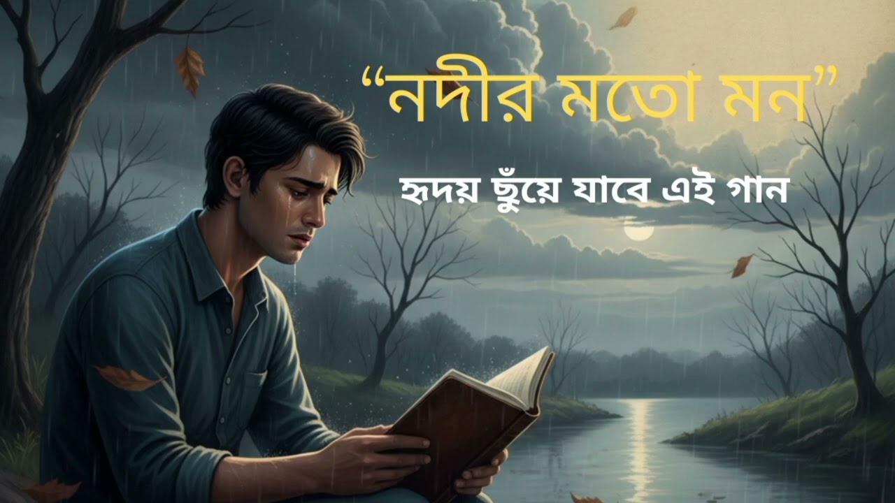 নদীর মতো মন | Sad Bangla Song 2026 | Heart Touching AI Song | কষ্টের গান
