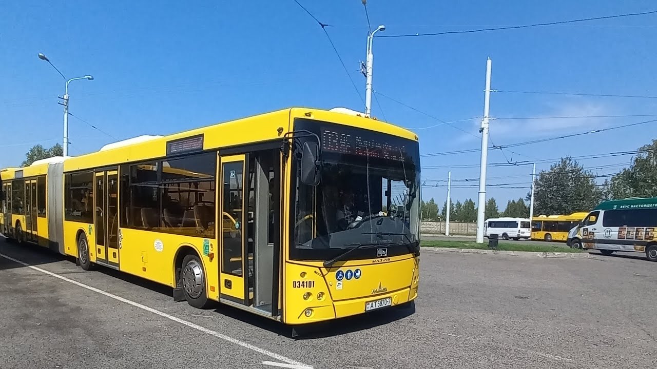 топчарик Автобус маз 216.066 гос.(АТ 5870-7) марш. 103 (поедка)