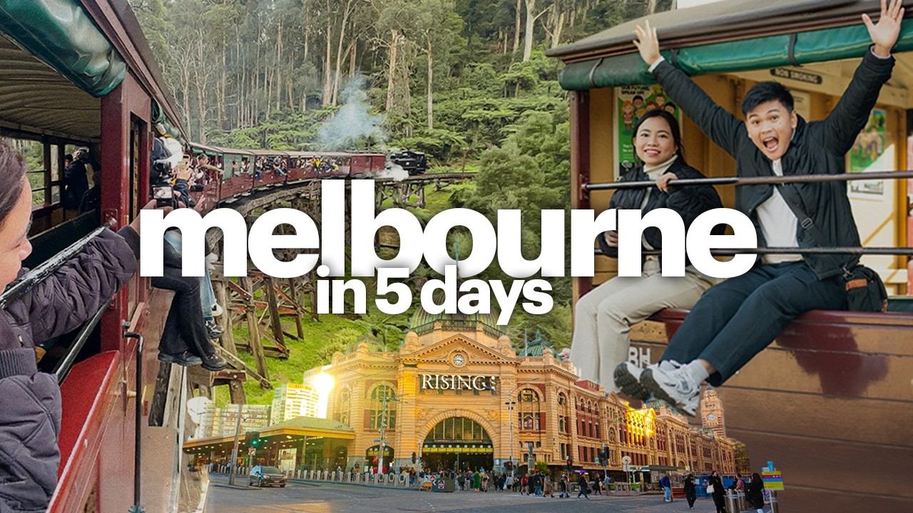 Melbourne in 5 Days | First-Time Visitors’ Guide: Puffing Billy, Lune & More 🇦🇺