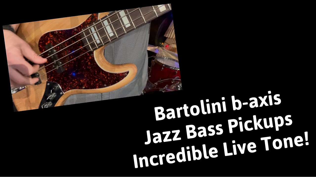 Bartolini b-axis Jazz Bass Pickups - Incredible Live Tone ⚡️ Lawrence Haber w/ Damian and the DCQ