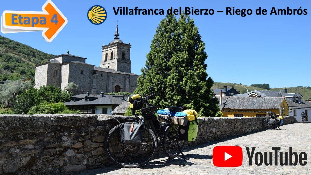 Camino de Santiago en bicicleta.Camino Francés al revés.Etapa 4 Villafranca d Bierzo-Riego de Ambrós