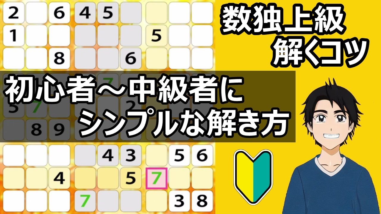 ナンプレなんて簡単さ！誰でも上級が解けるようになる『数独の教科書』