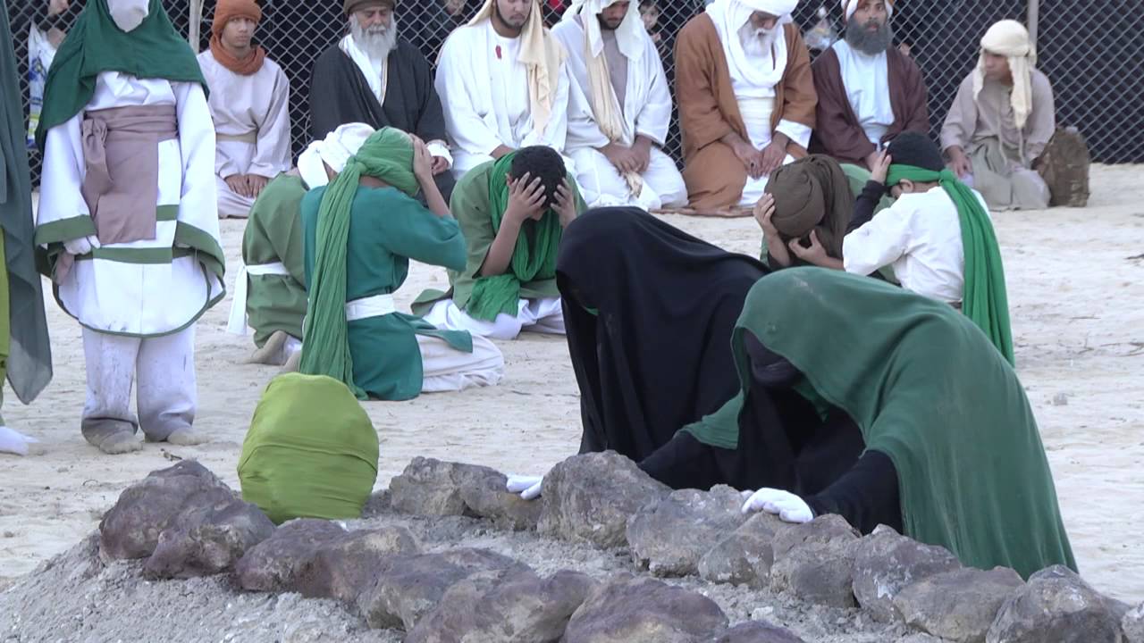 { سبايا كربلاء } ~ مشهد جابر في الاربعين ~ موكب الامام الحسن عليه السلام بالقديح