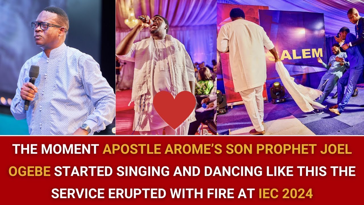 THE MOMENT APS. AROME’S SON PROP. JOEL OGEBE STARTED SINGING & DANCING LIKE THIS FIRE BROKE OUT IEC