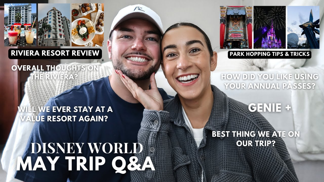 DISNEY Q&A 🏰 Riviera Resort review, Disney Haul, Annual Passes, best food, Genie+ tips & more!