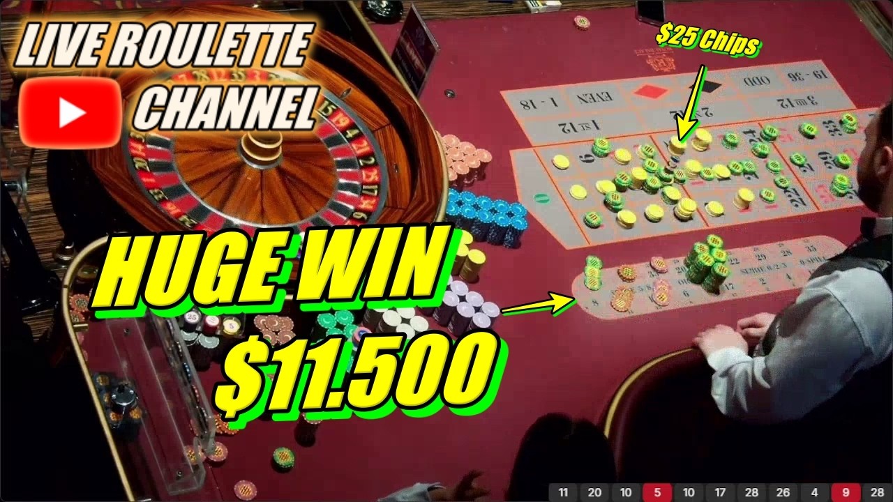 🔴LIVE ROULETTE | 🚨 HUGE WIN 💲11.500 In Real Vegas Casino 🎰 $25 Chips Inside Exclusive ✅ 2026-04-01
