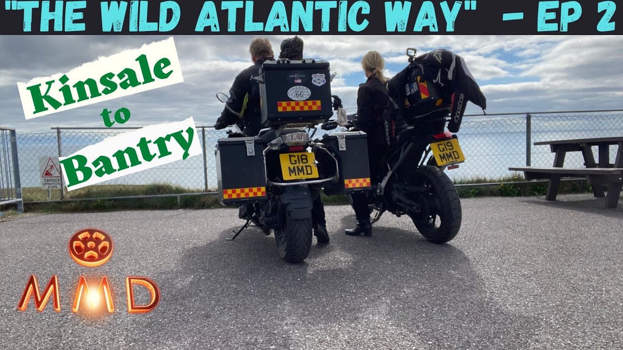 Ireland's Wild Atlantic Way Motorcycle Tour by BMW 1200 GSA and Triumph Tiger 900  - Ep 2