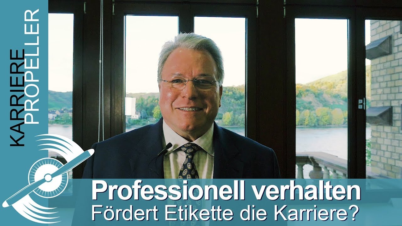 Professionell verhalten - So F&Ouml;RDERT Etikette die KARRIERE!