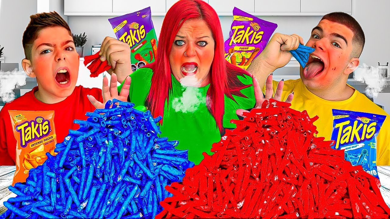 EL ÚLTIMO EN DEJAR DE COMER TAKIS PICANTES GANA 10.000€!