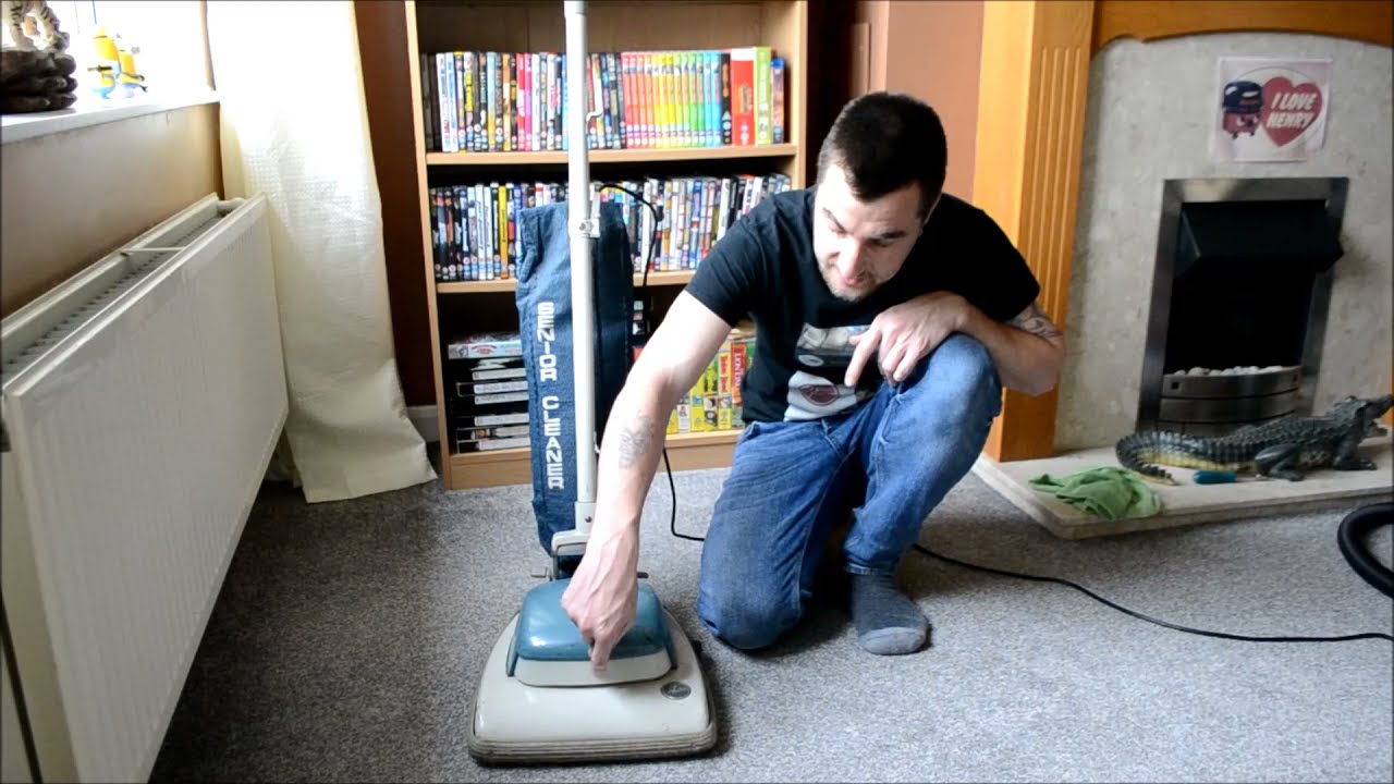 my 1962 hoover senior 652a, (originally grey) unboxing, maintenance with short demo. (scrapped)