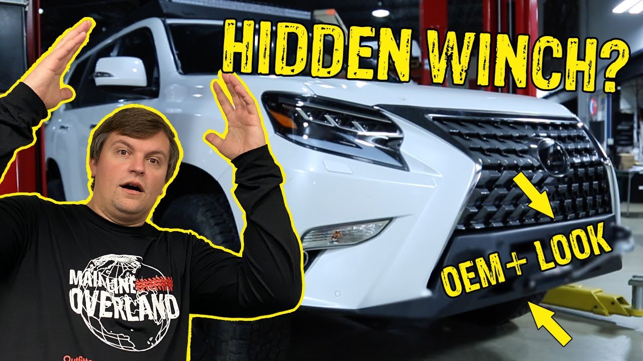 2021 Lexus GX460 Gets HIDDEN Winch Bumper!