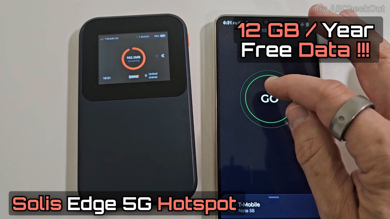 Solis Edge 5G Hotspot Unboxing, Setup, Speed Test, Free Data Plan, Real World Review